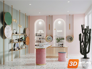 Cosmetic Store Skp Files 